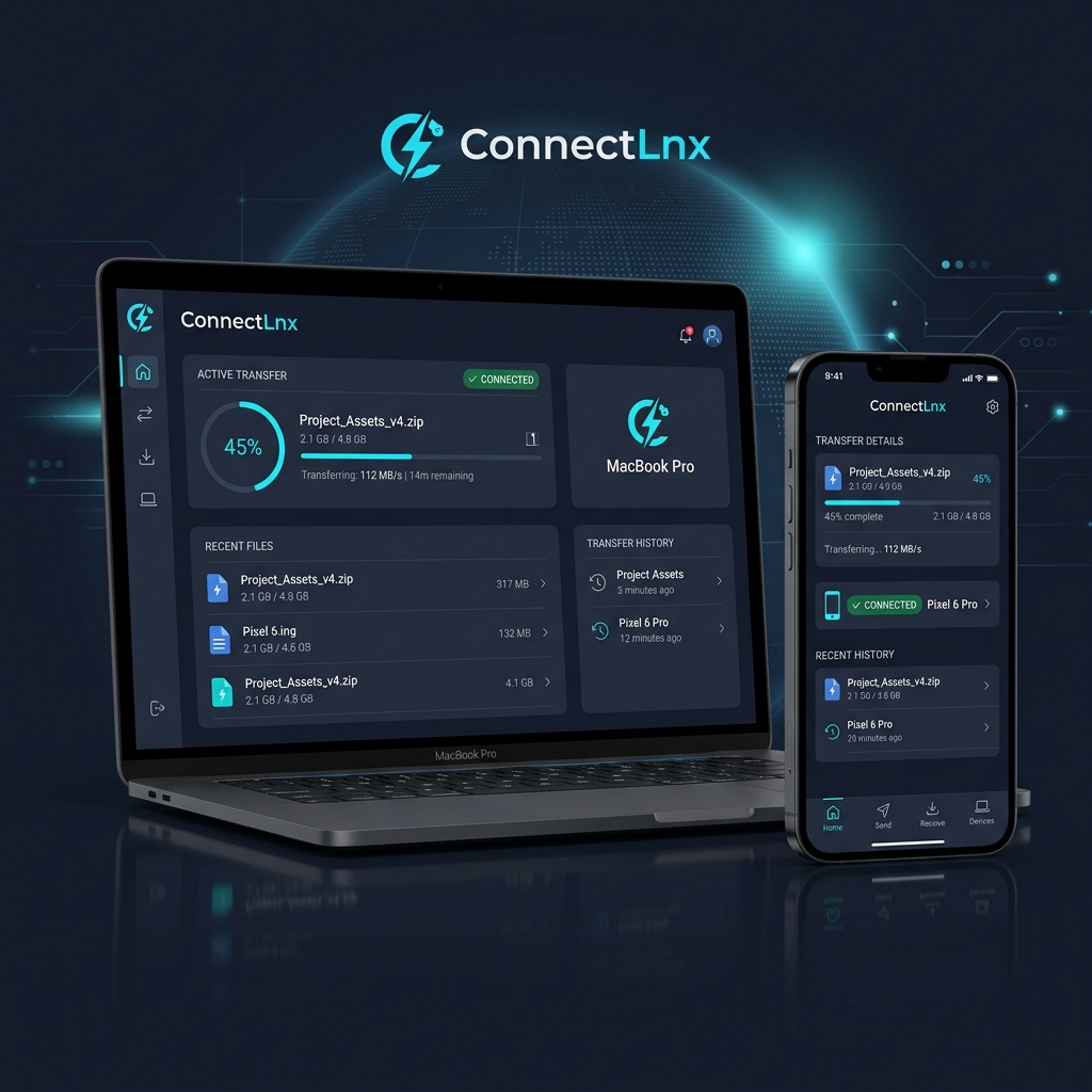 ConnectLnx Application Screen